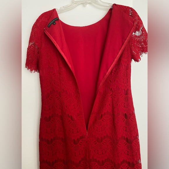 Preston & York Red Lace Sheath Dress size 8 MSRP $109 - Picture 7 of 8